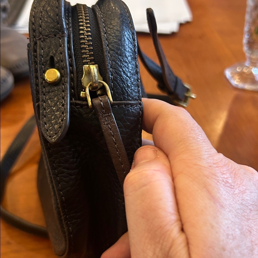 Fossil Camera Gemma Black Leather Cross Body Bag - Picture 7 of 7